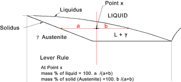 LEVER RULE EXPLAINED FOR PHASE DIAGRAMS